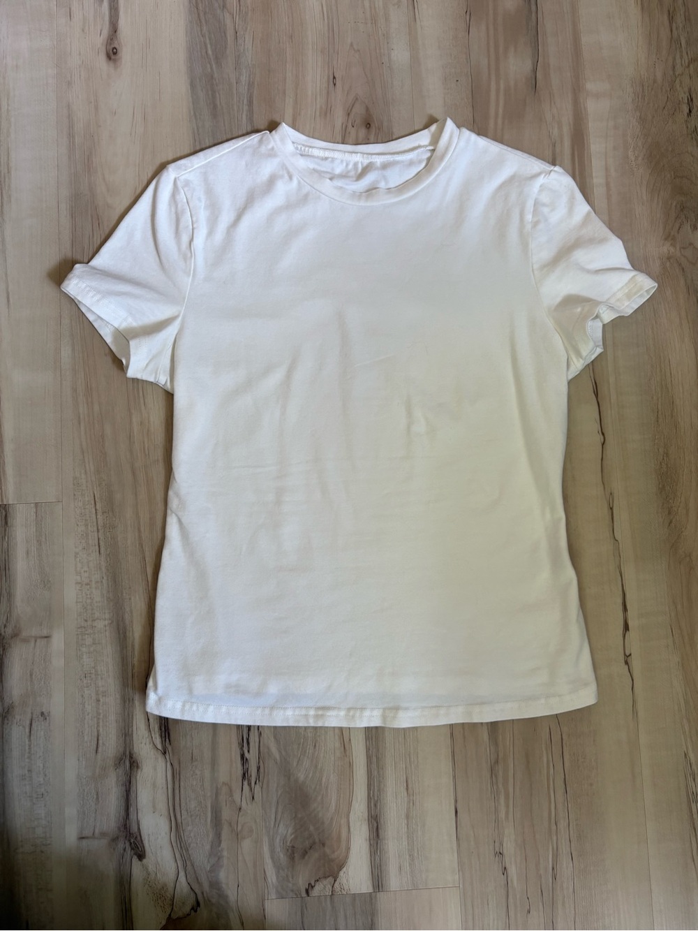Musera White Tagged Crewneck Tee